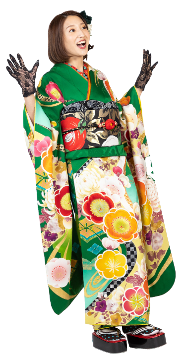 驚く人