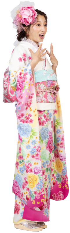 驚く人